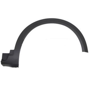 élargisseur contour d''aile avant droite pour FIAT 500X 2015-2018, avec clips, Noir, Neuf