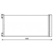 Condenseur de Climatisation pour RENAULT TRAFIC III ph.1 2014-2019, OEM: 921008178R, Neuf
