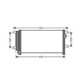 Condenseur de Climatisation pour IVECO DAILY 2006-2009, OEM: 504256333, Neuf