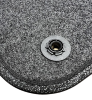 Kit 4 Tapis de sol Auto pour PEUGEOT 206 PLUS de 2009 à 2013, avec sigle 206, avec CLIPS, Neuf