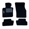 Kit 4 Tapis de sol Auto pour MINI ONE/COOPER F56, 2014-2024, modèle 3 portes, avec sigle MINI, moquette noire, avec CLIPS, Neuf