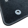 Tapis de sol Auto pour FIAT SCUDO II 2007-2012, avec sigle SCUDO, moquette noire, avec CLIPS, Neuf