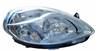 Phare Optique avant droit pour LANCIA YPSILON I ph. 2 2006-2011, H7+H3, Corps effet satin, Neuf