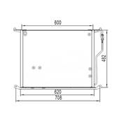 Condenseur de Climatisation pour MERCEDES CLASSE S 1998-2002 (W220), OEM: A2205000454, Neuf