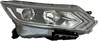 Phare Optique avant droit pour NISSAN QASHQAI II ph. 2 2017-2021, H7+PY21W+W5W, feu du jour à LED, Neuf