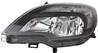 Phare Optique avant gauche pour OPEL MERIVA B phase 1, 2010-2013, H7+H1, fond noir, Neuf