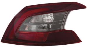 Feu arrière extérieur droit PEUGEOT 308 II phase 2 T9 2017-2021, à LED, rouge/blanc, Neuf