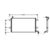 Condenseur de Climatisation pour VOLKSWAGEN GOLF III 1991-1997, OEM: 1H0820413, Neuf