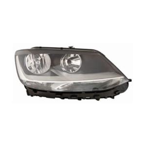 Phare avant droit pour VOLKSWAGEN SHARAN 2010-2015, H7, avec MOT. ELETT., parabole noire, Neuf