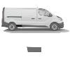 Moulure baguette latérale sur aile arrière droite pour RENAULT TRAFIC III phase 2 2019-2021, châssis long, Neuve à peindre