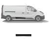 Moulure baguette centrale sur porte latérale droite pour RENAULT TRAFIC III phase 1 2014-2019, Noire, Neuve