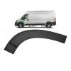 Embout - Tour d'aile avant gauche pour FIAT DUCATO III phase 1, 2006-2014, partie arrière, mod. 250, noire, Neuf