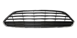Grille de calandre supérieure pour FORD FIESTA VI phase 2 , 2013-2016, chromée, pare chocs avant, Neuve