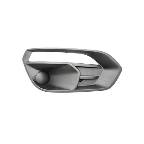 Grille gauche pour IVECO DAILY 2019-2023, avec emplacement feu de jour, noire gaufrée, Neuve