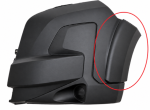 Crosse pare chocs avant gauche pour OPEL MOVANO II depuis 2024, noir, sans antibrouillard, pour mod. avec elargisseur, Neuf