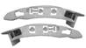 Supports pare chocs arrire pour PEUGEOT 208 phase 2 2015-2019, brides fixation droite & gauche