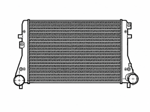 Intercooler pour VOLKGSWAGEN GOLF VI 2008-2012, OEM: 3C0145805AD, Neuf