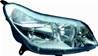 Phare Optique avant droit pour CITROËN C5 I phase 2, 2004-2008, H7+H1, Neuf