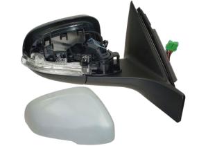 Rétroviseur droit pour VOLVO V70 III phase 2 depuis 2013, dégivrant, rabattable électriquement, mémoire, feu clignotant à LED, Neuf à peindre