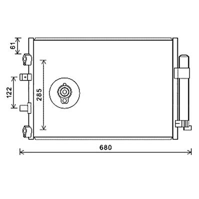 Condenseur de Climatisation pour FORD C-MAX 2010-2015, OEM: 1684942, Neuf