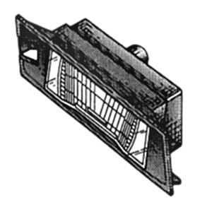 Feu éclaireur plaque arrière pour FIAT PUNTO II phase 1, 1999-2003, éclairage immatriculation