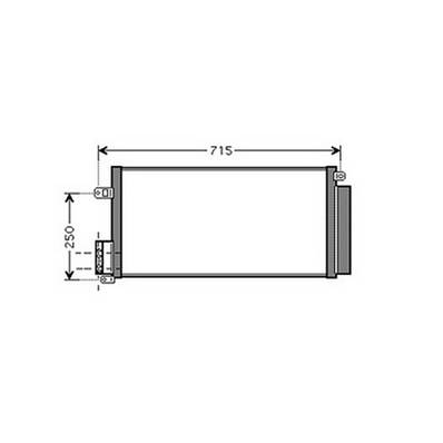 Condenseur de Climatisation pour FIAT GRANDE PUNTO 2005-2009, OEM: 95514601, Neuf