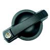 Poigne de porte avant droite pour FIAT DOBLO I ph. 1 2001-2005, extrieure, Noire, trou barillet