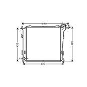 Radiateur de refroidissement moteur pour KIA CEE'D 2007-2012, OEM: 253101H800, Neuf