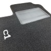 Kit 4 Tapis de sol Auto pour CITROEN C1 depuis 2014, avec sigle C1, moquette noire et clips, Neuf
