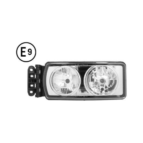 Phare avant gauche pour IVECO EUROCARGO TECTOR MY2008 75-120 depuis 2012, manuel, sans ampoule (H7-H7), homologué E9, Neuf