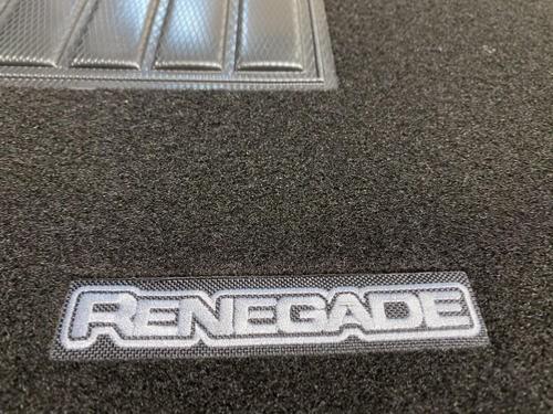 Compatible avec Jeep Renegade 2015-2023 – Ensemble complet de tapis de sol  avant et de 2e rangée de sièges avant et 2e rangée de doublures toutes
