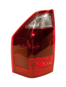 Feu arrière gauche pour MITSUBISHI PAJERO III phase 2, 2003-2009, Rouge et blanc, Neuf