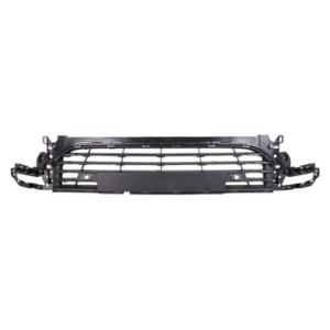 Grille de calandre avec trous radar pour RENAULT CLIO IV phase 2, 2016-2019, noire, pare chocs avant