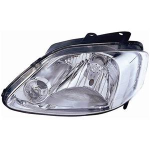 Phare Optique avant gauche pour VOLKSWAGEN FOX 2009-2012, H4, électrique, connecteur rond, Neuf