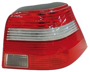 Feu arrière droit pour VOLKSWAGEN GOLF IV, 1998-2003, rouge/blanc, Neuf