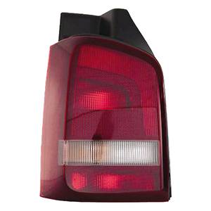 Feu arrière gauche pour VOLKSWAGEN TRANSPORTER T5, 2009-2015, (hayon), rouge/fumé, Neuf