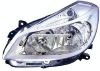 Phare Optique avant gauche pour RENAULT CLIO 3 phase 1 Chrome H7+H7 de 2005 à 2009