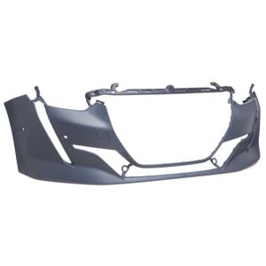 Pare chocs avant pour PEUGEOT 208 II phase 1 2019-2023, 4 trous radar, Neuf à peindre