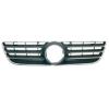 Grille de calandre centrale pour VOLKSWAGEN POLO IV phase 2, 2005-2009, chromée, pare chocs avant