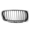 Grille de radiateur avant droit pour BMW Serie 3 F30, 2012-2014, argentée, baguette décorative chromée, Mod. MODERN LINE, Neuve