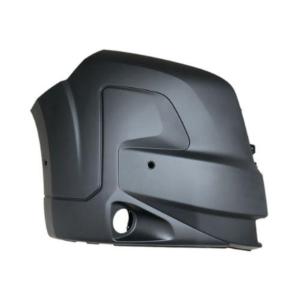 Crosse avant droite pour FIAT DUCATO IV phase 1 depuis 01/2024, noire, avec antibrouillard et pdc+park assist et supports avec cache crochet de remorquage, Neuf