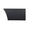 Moulure aile arri�re droite pour FIAT DUCATO II phase 2 2002-2006, partie avant, noire gaufr�e, avec clips, mod. empattement long, Neuve