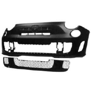 Pare chocs avant pour ABARTH 500, 595-695 depuis 2008, avec grille inférieure, Neuf à peindre