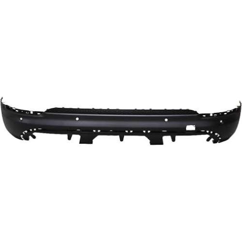 Pare chocs arrière inférieur pour FIAT 500X 2015-2018, noir gaufré, trous radar + moulure, Neuf