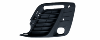 Grille pare-chocs gauche pour PEUGEOT EXPERT III TRAVELLER 2016-2023, noire, Mod. TRAVELLER avec trous PDC, Neuve