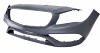 Pare-chocs avant pour MERCEDES CLA, 2016-2019 (W117-C117), avec cache crochet, trous PDC, trous park assist + supports, Neuf à peindre