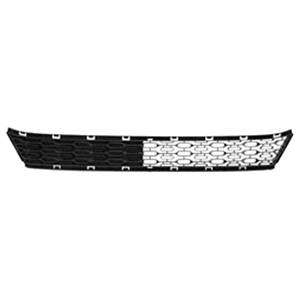 Grille de calandre inférieure pour PEUGEOT 107 phase 3, 2012-2014, noire, pare chocs avant, Neuve