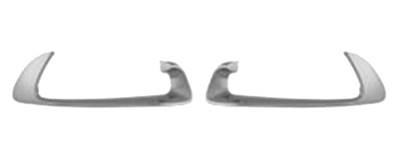 Kit cadre de phare droit et gauche pour RENAULT SCENIC/X-MOD 2013-2016, Chromé, Neuf