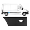 Moulure baguette latérale droite pour RENAULT MASTER III phase 3, depuis 2019, châssis moyen, trou feu, Neuve