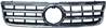 Grille de calandre centrale pour VOLKSWAGEN TOUAREG I ph. 1 2002-2006 chrome, pare chocs avant